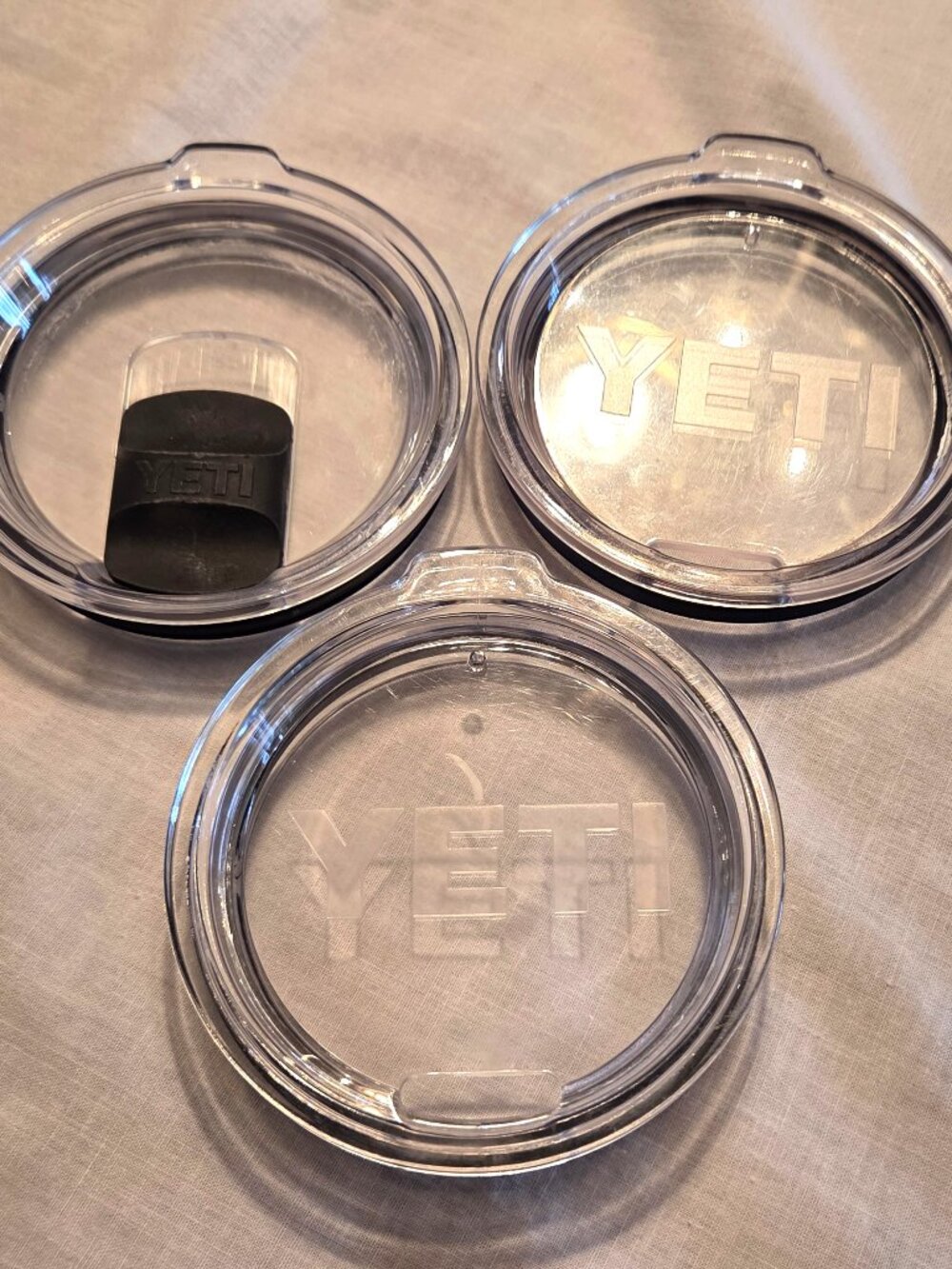 Lot of 3 Original YETI Lids for 30 oz Tumblers